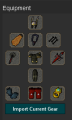 Melee example gear